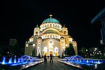 Sankt Savas tempel i huvudstaden Belgrad är världens största ortodoxa kyrka (dock inte den högsta, vilket är Kristus Frälsarens katedral i Moskva, Ryssland).