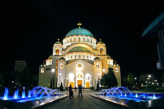 Sankt Savas kyrka i Belgrad.