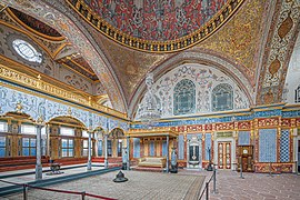 Interior del Consejo Imperial en el palacio de Topkapi