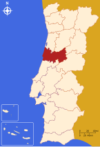 Coimbra distritu map