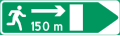 Direction and distance to emergency exit For tunnels.