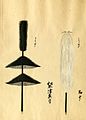 Mã ấn (uma-jirushi) của Date Masamune (bên trái)