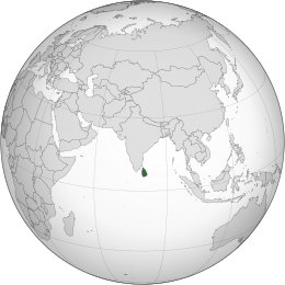 Ceylon britannico - Localizzazione