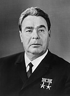 Leonid Brezhnev (Russian: Леонид Брежнев) - leader of the Soviet Union from 1964 to 1982