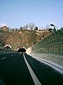 Tunneleinfahrt an der Weißeritztalbrücke