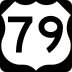 U.S. Highway 79 marker