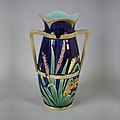 Coloured glazes vase, c. 1875