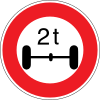 Weight limit on one axle