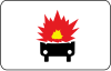 Vehicles loading inflammable goods