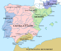 ممالك إسبانيا الخمس، من منتصف القرن الثالث عشر إلى نهاية القرن الخامس عشر.