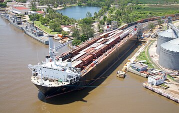 The MV Bali Sea, a roll-on/roll-off train ferry operated between Coatzacoalcos and Mobile