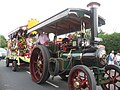 A steam engine joins the Grimsargh Field Day parade