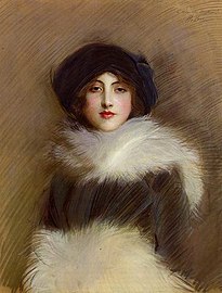 Mademoiselle Vaughan pastel, 1905