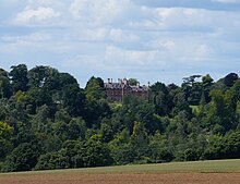 view towards Idsworth House apartments