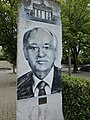 Iron Curtain Berlin Wall, Mikhail Gorbachev in Schengen