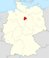 Tyskland, beliggenhed af Gifhorn markeret