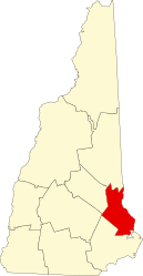 Contea di Strafford – Mappa