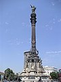 Die Kolumbussäule am Ende der Rambla de Santa Mònica