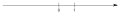 Number line with numbers 0 and 1