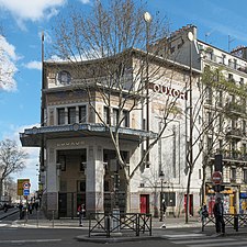 Egyptian inspiration/mix of Egyptian Revival and Art Deco - Le Louxor Cinema [fr], Paris, by Henri Zipcy, 1919-1921[185]