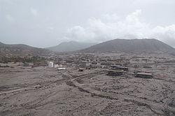 Плімут у 2007 році, залишений в результаті вулканічного виверження