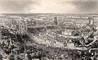 Panorama von Stettin in Leipzig, vor 1880