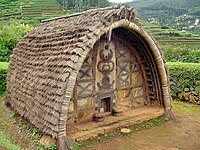 Cabaña moderna del pueblo Toda.