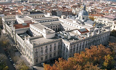 Convento de las Salesas Reales, sede del Tribunal Supremo.