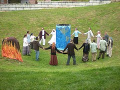 Ceremonial Dance at Twelve Tribes Wedding