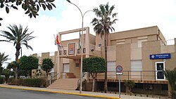 View of Balanegra's town hall