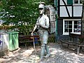 Vendeur de bretzels à Solingen (Allemagne).