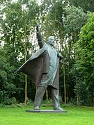 Statuo de Lenin en la nederlanda Bad Nieuweschans