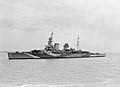 A brit HMS Hawkins nehézcirkáló, osztálya névadója, kategóriájának első egysége.[17]