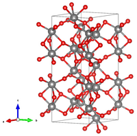 Kristallstruktur von Eisen(III)-oxid