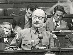 Hideki Tojo Japanese War Crimes Trials, Manila.jpg