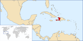 Vendndodhja - Haiti