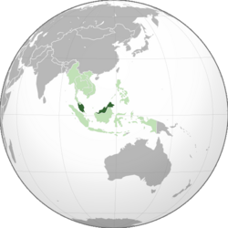 Location of Malaysia