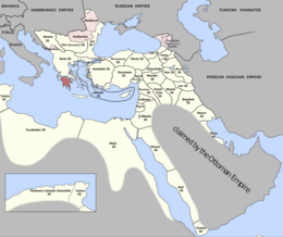 Eyalet di Morea - Localizzazione