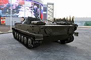 PT-76。車体後部にスクリュー保護ハッチがあるのがわかる。