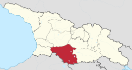 Kaart van Samtsche-Dzjavacheti