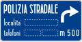 Esempio di preavviso per Polizia Stradale