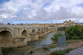 Die Guadalquivir in Córdoba, Spanje.