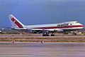 Boeing 747–200-as a Farói repülőtéren (1985)