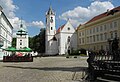 Square, castle and church