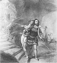 Joseph Tichatschek als Tannhäuser und Wilhelmine Schröder-Devrient als Venus in der Uraufführung des Tannhäuser