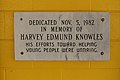 Harvey Edmund Knowles marker