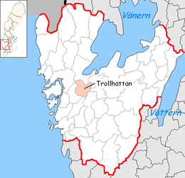 Trollhättan - Localizazion