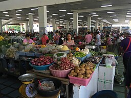 Marknaden i Ubon Ratchathani