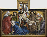Rogier van der Weyden, Die Afkoms van die Kruis, ongeveer 1435