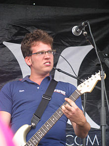 Andrew Volpe with Ludo in Buffalo, NY for Warped Tour 2008